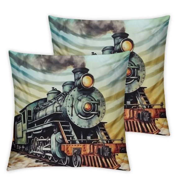 Train Blanket - Soft, Fuzzy & Warm -Small Blanket for Couch, Sofa - White Cute Throw Gifts for Boys
