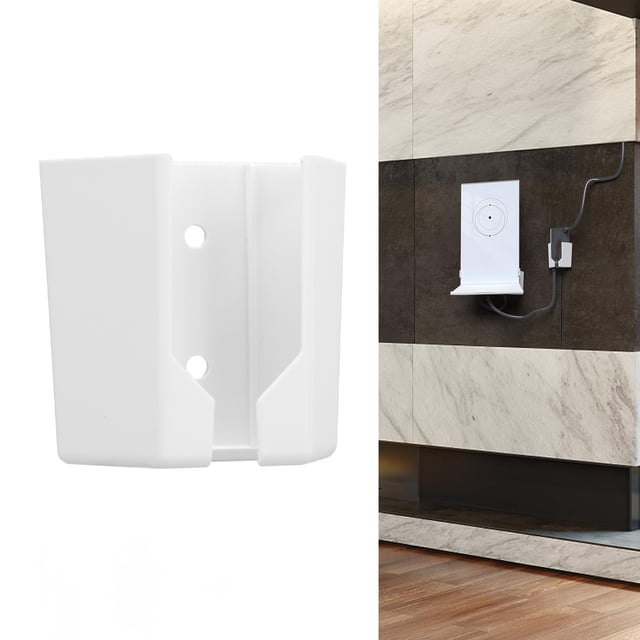 Soporte de Montaje en la Pared del adaptador de Ethernet Satelital, Adaptador de Satélite Ethernet Mount Professional White Space White Buardar para Satélite