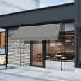 thumbnail image 2 of 9.8x3.9FT Retractable Patio Awning – Grey Polyester Canopy, UV50+ Protection, No-Drilling Installation – for Decks, Gardens & Commercial Shading, 2 of 13