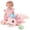 Axolotl -Pink, variant on Tezituor 5Pcs Llama Stuffed Animal 17.7" Stuffed Alpaca with 4 Cute Babies Plush Toy