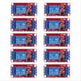 thumbnail image 1 of 10pcs Relay Module DC 12V Relay Board 1 Channel with Optocoupler, 1 of 3