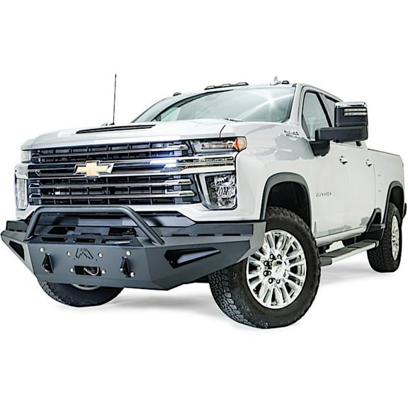 Fab Fours Ch20 Rs4962 1 Red Steel Front Bumper Fits select: 2020-2023 CHEVROLET SILVERADO