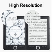 SDFGTstore Lightweight Electronic Book Reader Front Lit Screen Supports Multiple Ebook Formats