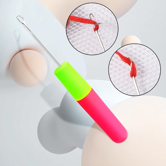 Latch Hook, Crochet Needle Latch Hook Tool, Latch Hook Tool for Crochet Braids Hair Extension Braids, Multi-Purpose Knitting Needles, 1 Pcs, 6.22x0.71"