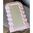 thumbnail image 5 of Aesthetic Wave Pattern Irregular Frame Mirror, Decorative Desk Wall Mirror For Living Room Bedroom Hallway Home DecorGift, 5 of 5