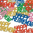 thumbnail image 2 of Happy Retirement Fanci-Fetti (multi-color) Party Accessory (1 count) (.5 Oz/Pkg), 2 of 2