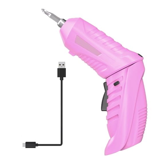 ZEPARO Cordless Electric Screwdriver Set LED Light Design Compact Portable Rechargeable Small Electric Drill with Driver Bit Set