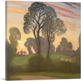 thumbnail image 1 of ARTCANVAS Twilight Canvas Art Print by George Clausen - Size: 12" x 12" (1.50" Deep), 1 of 9