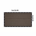 thumbnail image 2 of 90% Shade Fabric Sun Shade Cloth,6.56x16.4 Ft Breathable Outdoor Sun Screen Fabric Cover with Improved Grommets,Perfect for Outdoor Terrace, 2 of 7