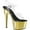 Clear PVC/Gold Chrome, variant on Women's Pleaser Adore 708