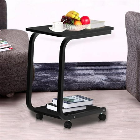 Yaheetech Living Room 2 Tier Black Sofa Side End Snack Table Tray ... Yaheetech Living Room 2 Tier Black Sofa Side End Snack Table Tray ... - This button opens a dialog that displays additional images for this product with the option to zoom in or out.