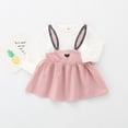 thumbnail image 2 of WEAIXIMIUNG Robe Rouge pour Filles Garçons Filles Manches Longues Noël Imprimé Lettre Body Jupe 2-3 Ans, 2 of 8