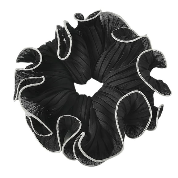 RUISINERY Ruched Hair Scrunchies Thick Oversized Hair Scrunchy Elegant Hair Rope Scrunchy Women Ponytail Holder