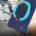 thumbnail image 7 of XYX Case for Samsung Galaxy Tab A7 Lite 8.7 inch SM-T220/SM-T225/SM-T227, 360 Degree Rotating Hand Grip Shockproof Cover with Shoulder Strap, NavyBlue Blue, 7 of 7