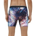 thumbnail image 4 of Salouo Urban Style Colorful Dragon Pattern Men's Boxer Briefs, Soft & Breathable Underwear Elastic Waistband Briefs for Men,1-Pack, 4 of 7