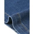 thumbnail image 5 of Women's Plus Size Denim Wide Leg Baggy Washed Stretch Jean with Pockets 1X Dark Blue, 5 of 5