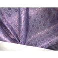 thumbnail image 4 of Silk Brocade fabric floral Jacquard 44" wide BRO929 available in 3 colors powder blue lavender with subtle pink shimmer/ pastel pink with subtle pink shimmer and grey with subtle pink shimmer/ and, 4 of 11