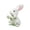G, variant on Uanit Creative Bunny DIY Decorative Accessories Set - Small Gardening and Landscaping Figurines for Fairy Gardens, Spring Planters, Outdoor Decor and Themed Craft Projects