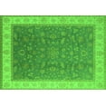 thumbnail image 1 of Ahgly Company Indoor Rectangle Oriental Green Industrial Area Rugs, 3' x 5', 1 of 4