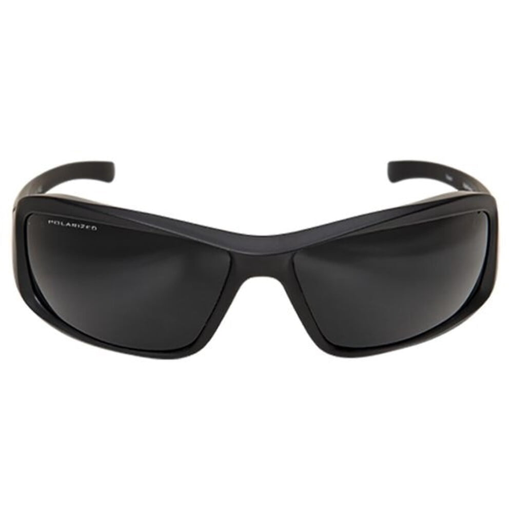 Edge Eyewear Brazeau Torque Polarized Safety Glasses Smoke Lens Black Frame 1 pc.