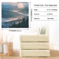 thumbnail image 3 of 6 Packs Mountain Forest Kitchen Dish Towels Soft Absorbent Dish Cloths 11"x11", 3 of 9