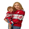 thumbnail image 3 of Maman et Moi Chandails de Noël Flocon de Neige Femmes Enfants Chandail à Manches Longues, 3 of 8