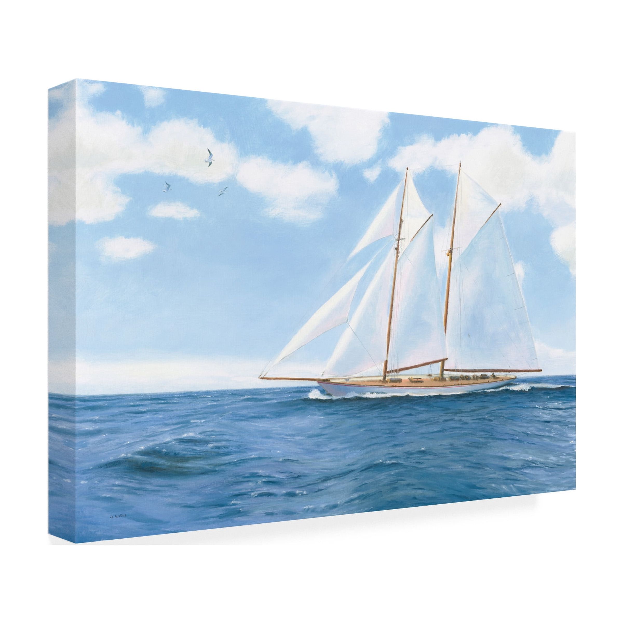 James Wiens 'Majestic Sailboat' Canvas Art