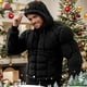 thumbnail image 1 of Decoraciones para el día de San Valentín, adornos para el día de San Valentín, regalos para el día de San Valentín Sudadera con capucha de franela vintage para hombre Sudadera cálida de polar estilo u, 1 of 6