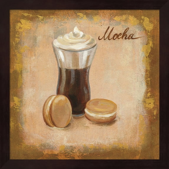 Coffee Time I by Silvia Vassileva, Framed Wall Art, 13.25W x 13.25H