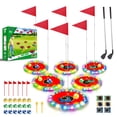 thumbnail image 1 of Set de golf TERRAMUS con 6 objetivos LED, 2 palos y 18 pelotas, 1 of 9