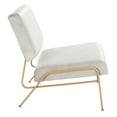 thumbnail image 3 of SAFAVIEH Romilly Modern Glam Velvet Accent Chair, Grey, 3 of 7