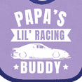 thumbnail image 4 of Inktastic Papas Lil Racing Buddy Boys or Girls Baby Bib, 4 of 4