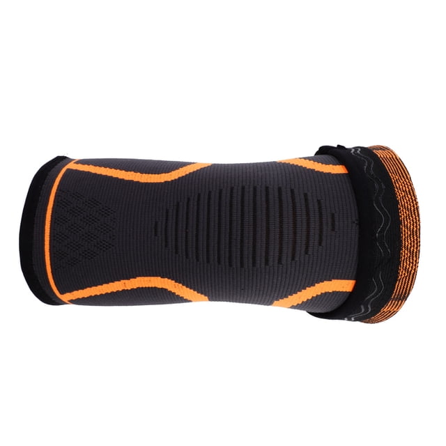 Manga de protección para deportes al aire libre/interiores unisex para adultos, rodillera naranja XL