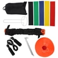 thumbnail image 2 of Sports Speed Agility Ladder Training Set Football Workout Equipment with Parachute ConesOrange, 2 of 8