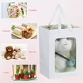 thumbnail image 5 of Raindrops Birthday 20Pcs White Paper Present Bags with Clear Window and Convenient Handles for Party Favors 10In, 5 of 8