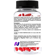 Nikoni Liposomal Clinoptilolite Zeolite, Charcoal and Organic Chlorella Supports Detox 240 Vegan Softgels