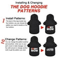 thumbnail image 7 of GreenJoy Magic Dog Sweater with 4 interchangeable Patterns - Dog Hoodie Cold Weather Dog Coat Hooded Sweatshirt for Puppies,Cats, Small Medium Large Dog, 7 of 7