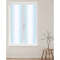 thumbnail image 4 of Light Blue Window Privacy Film and White Gradient Decorative Glass Window Film UV Blocking Static Cling Non-Adhesive Sticker Covering for Home Door 17.7 x 78.7 inches, 4 of 8