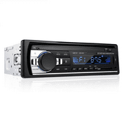 Roinvou 12V 1 Din In-Dash Car Stereo, Car Radio Player, Bluetooth handsfree call, FM Receiver, USB/SD/AUX-IN Music