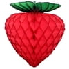 6-pack Devra Party 10 Inch Honeycomb Tissue Paper Strawberry Fruit Decoration