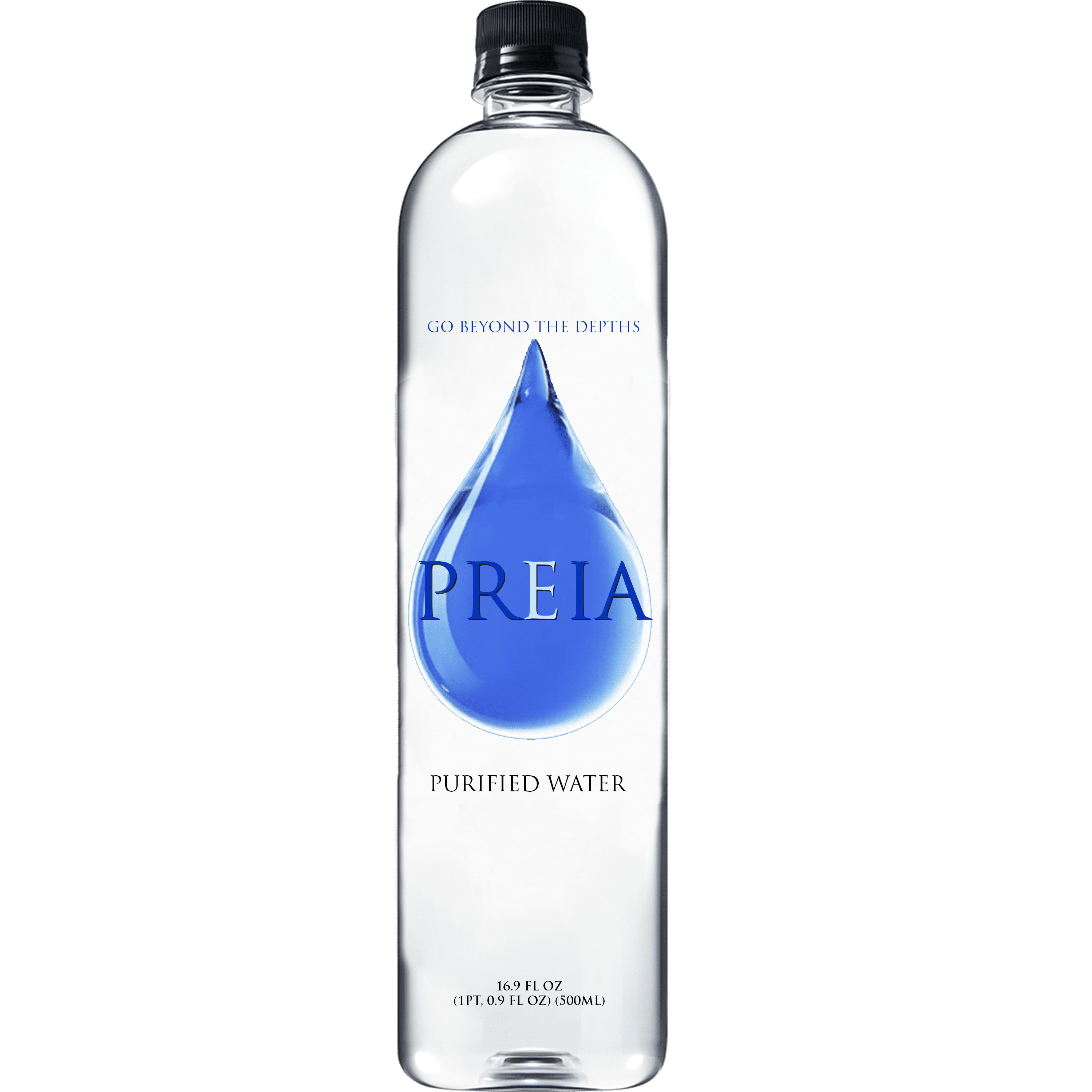 PREIA Purified Drinking Water, 16.9 Fl. Oz., 24 Count