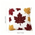 thumbnail image 3 of Thanksgiving Harvest Throw Pillow,Fall Sofa Decor Removable Polyester Cushion Cover with Pumpkin Maple Corn Seasonal Print,Soft Breathable Decorative Pillow for Bedroom Dining Chair, 3 of 8