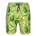 thumbnail image 3 of Fotbe Green Avocado Trajes de Baño Estampados para Hombre, Shorts de Verano de Secado Rápido, Ropa de Playa, Bañadores-XX-Large, 3 of 6