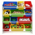 thumbnail image 3 of Humble Crew Tot Tutors Toy Storage Organizer with 12 Storage Bins, Espresso, 3 of 7