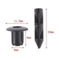 thumbnail image 4 of Miulika 4-40pack Bumper Fastener Retainer Clips for Retainer Clips 4 Pcs, 4 of 6