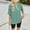 Green, variant on Swuxness Women Short Sleeve Casual T Shirts, Spring and Summer Tops, Ladies Crew Neck Print Comfortable Fashion Loose Pullover Blouse Orange, L