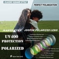 thumbnail image 3 of Gafas de sol Joopin Polarized UV400 con protección UV400, color negro, paquete de 2, 3 of 5