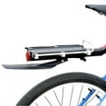 thumbnail image 4 of Bicycle Carrier Bike Rack For Storage Black Bike Rear Carrier Rear Rack Trunk For Bicycle Rear Shelf With Mounting Wrench, 4 of 7