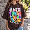 thumbnail image 5 of Back To School Shirt, Custom Grade Name Tee, Fourth Grade Cute Smiley School Outfit, First Day Of School Gift, Classroom Shirt, 5 of 10