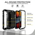 thumbnail image 2 of Dteck for iPhone 11 Case with Ring Holder Kickstand, Heavy Duty Full Body Shockproof Hybrid Bumper Silicone Hard Back Cover for iPhone 11,Black, 2 of 5